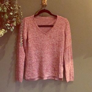 Red and white sweater